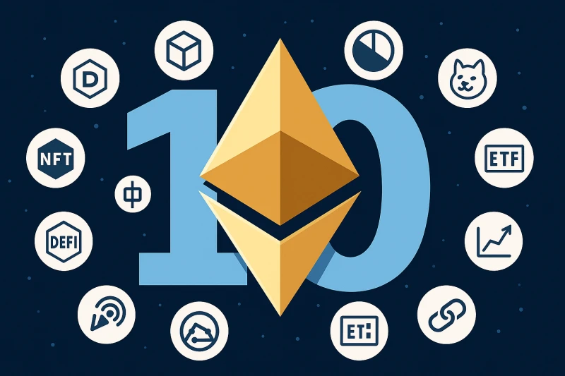 Ethereum’un Kriptoyu Değiştirdiği 10 Yol: 10 Yıllık Devrim