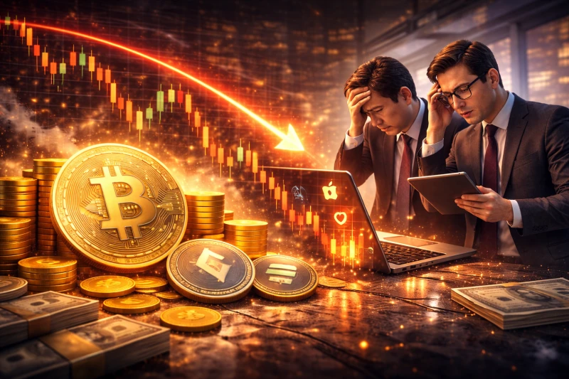 Bitcoin Teknoloji Hisseleriyle Paralel Hareket Ediyor: Riskten Kaçış Kriptoyu da Vuruyor